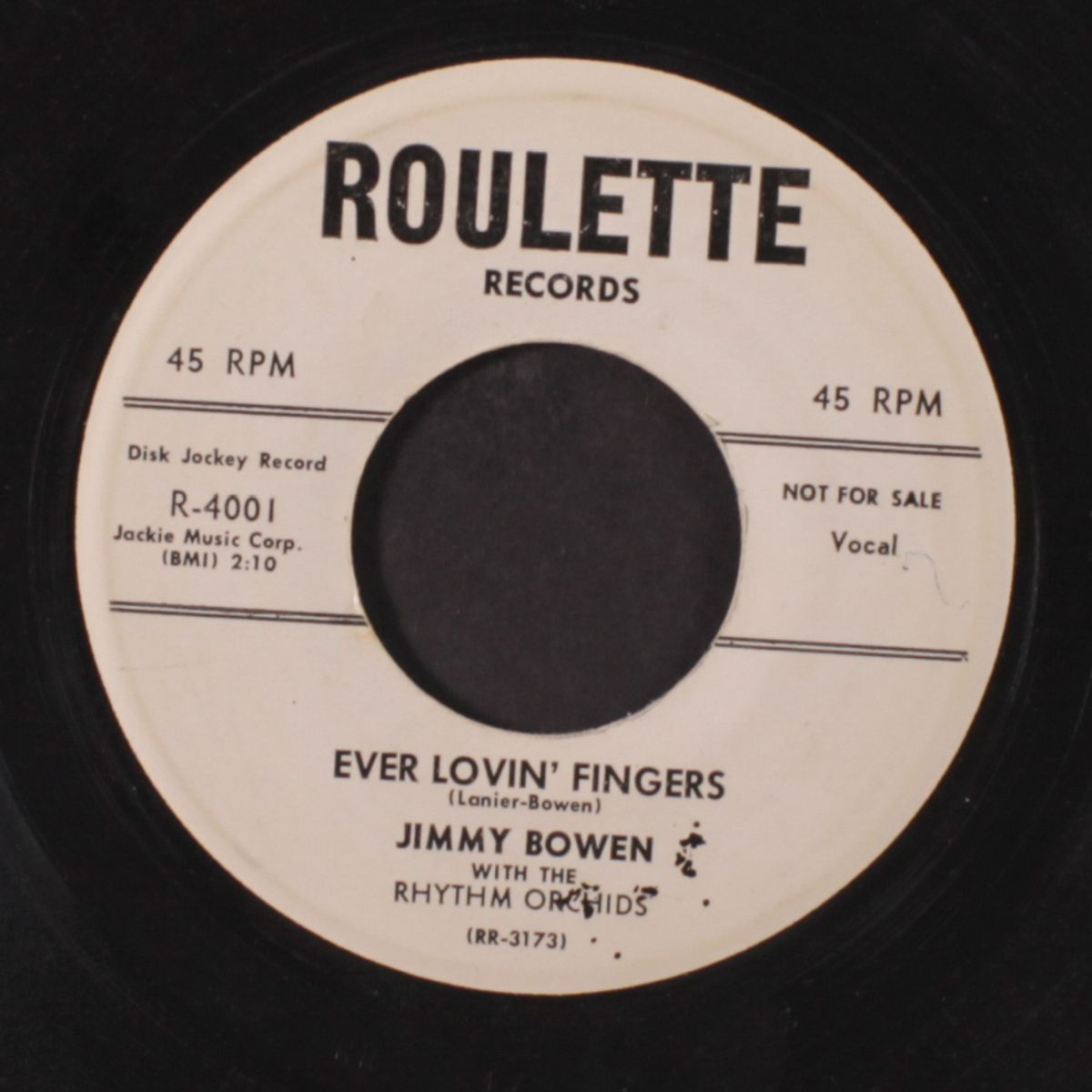 i'm stickin' with you / ever lovin' fingers by JIMMY BOWEN