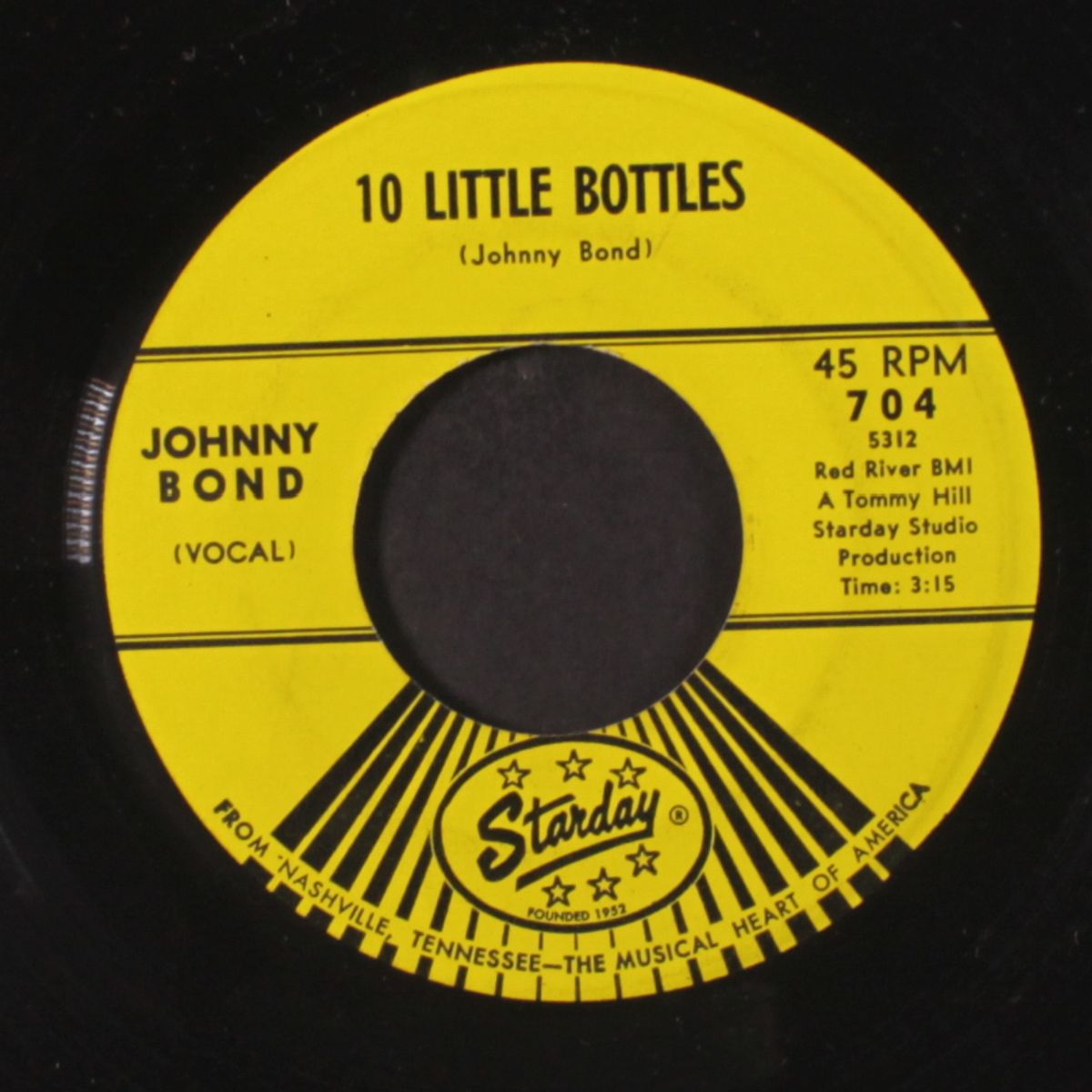 10 little bottles / let it be me by JOHNNY BOND