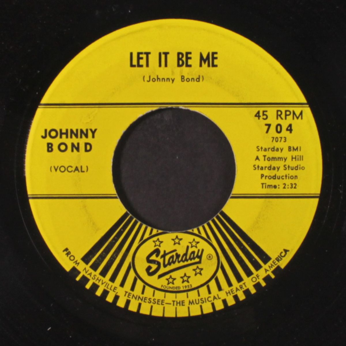 10 little bottles / let it be me by JOHNNY BOND
