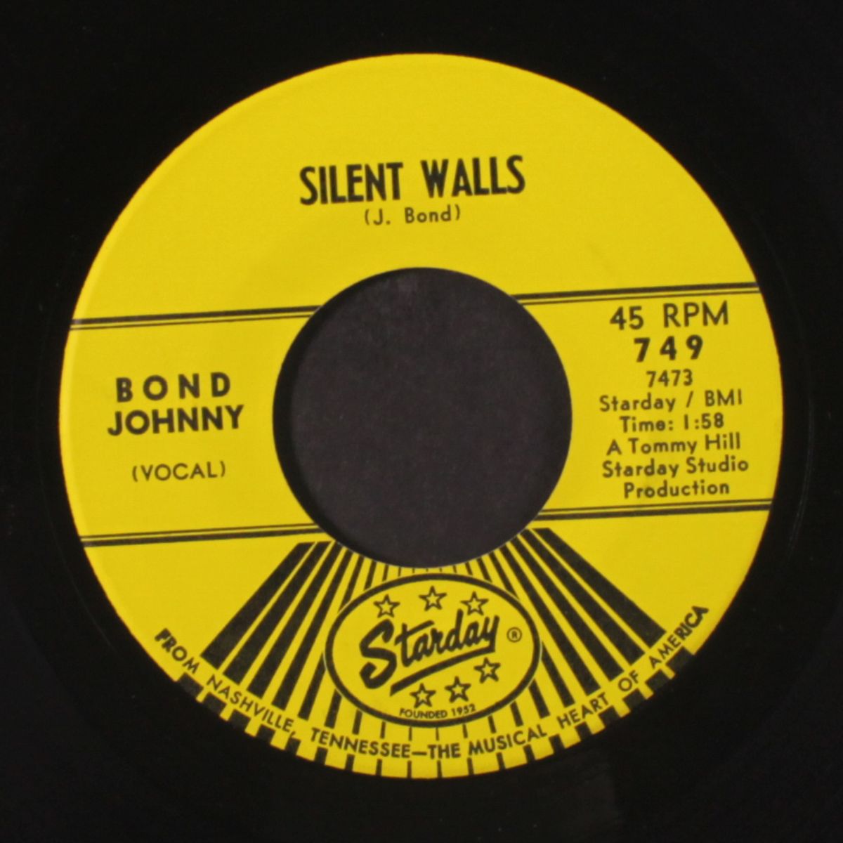 silent walls / they got me by JOHNNY BOND