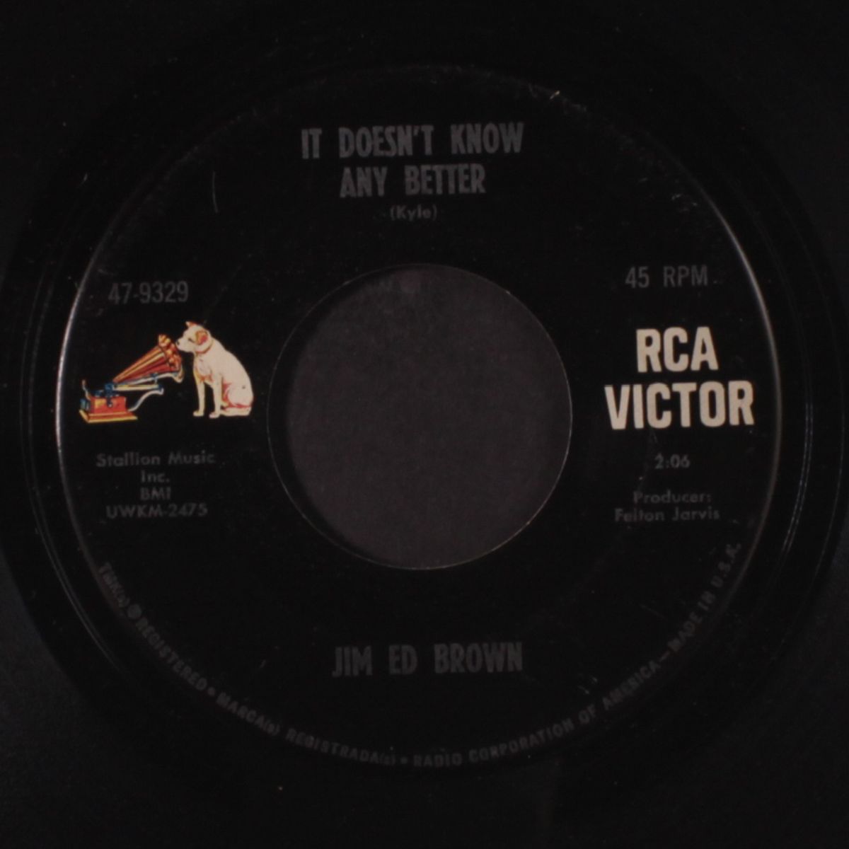 bottle, bottle / it doesn't know any better by JIM ED BROWN