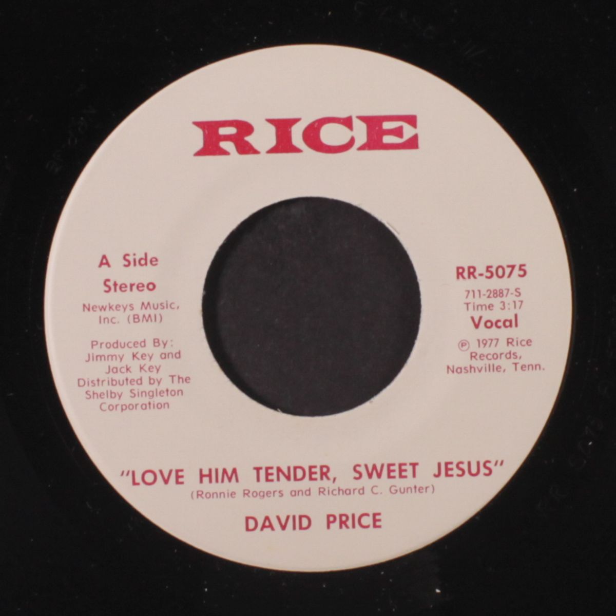 love him tender, sweet jesus / i need a friend by DAVID PRICE