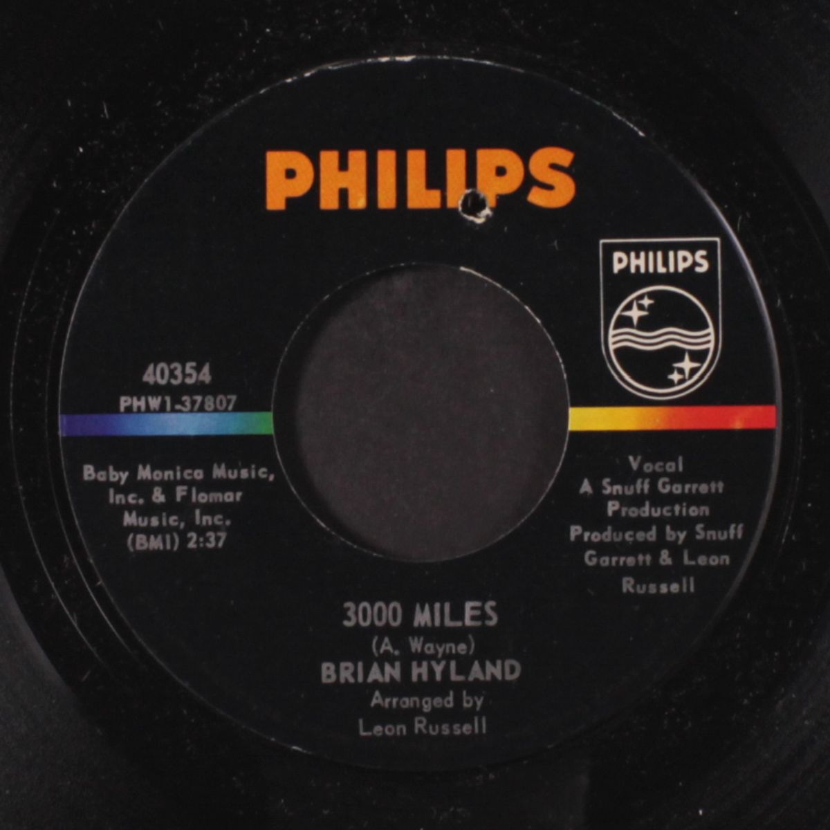 3000 miles / sometimes they do sometimes they don't by BRIAN HYLAND
