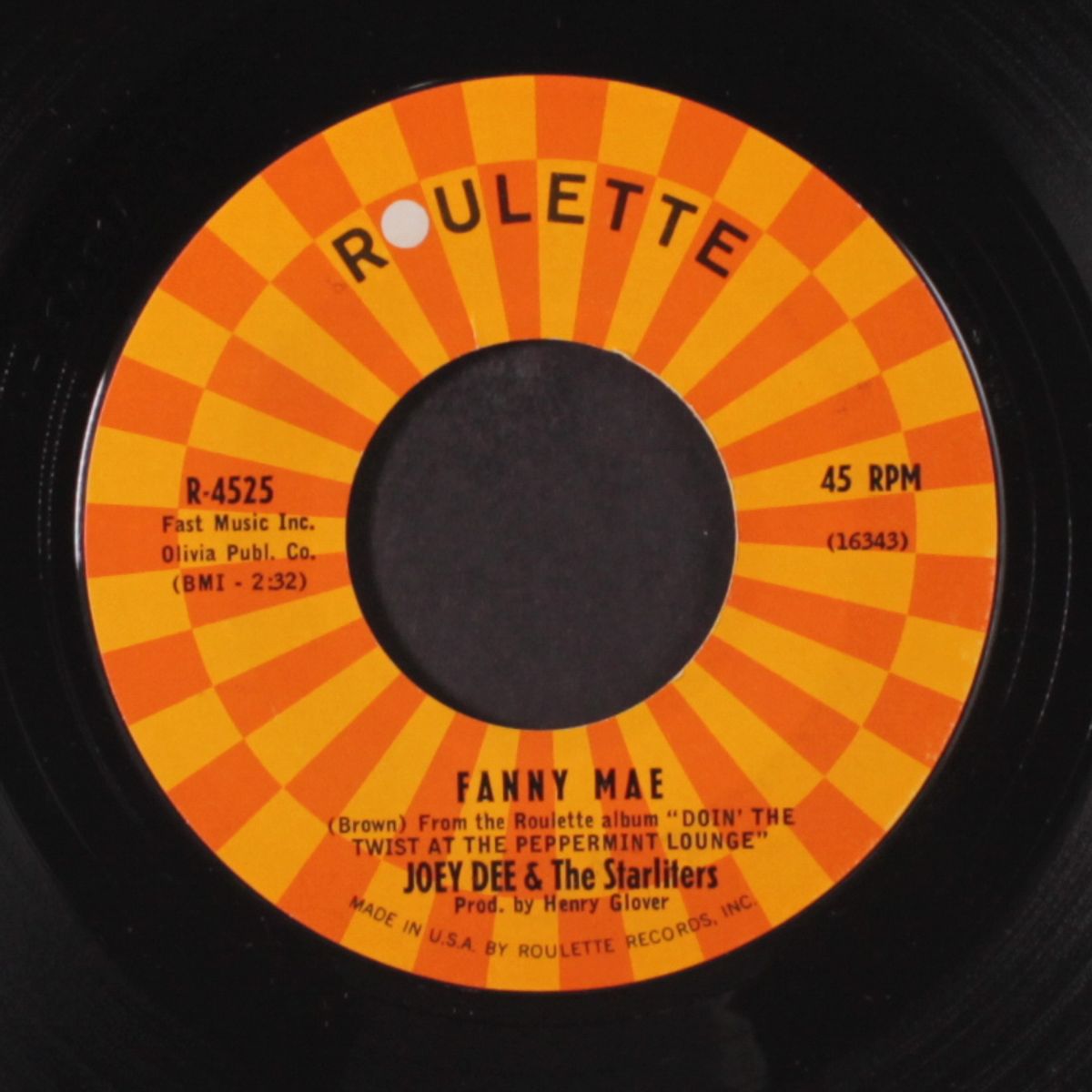 ya ya / fannie mae by JOEY DEE & STARLITERS
