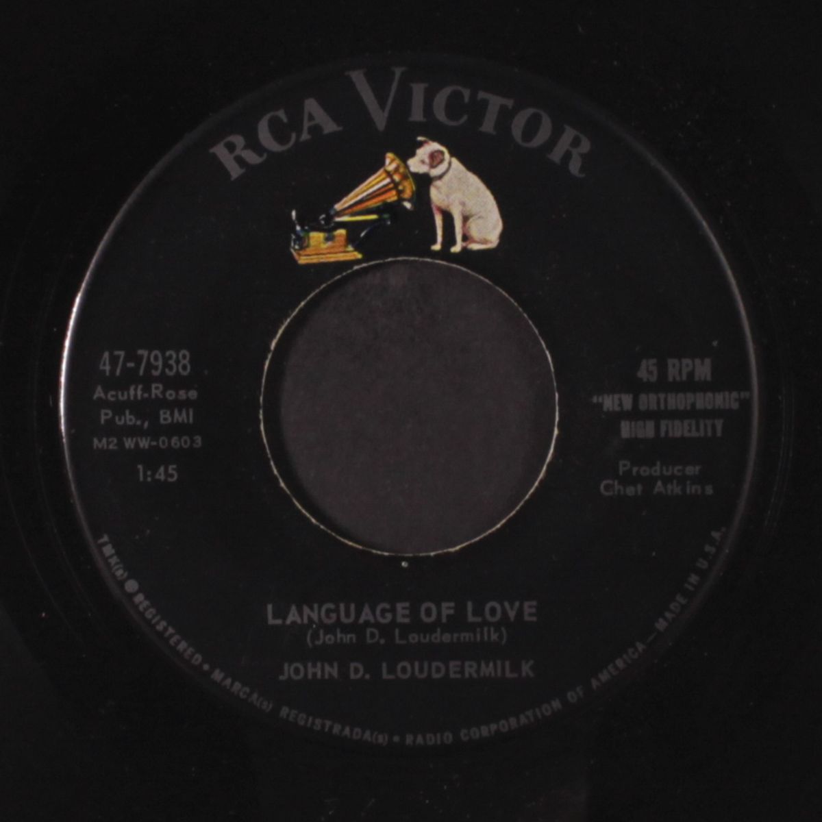 language of love / darling jane by JOHN D. LOUDERMILK