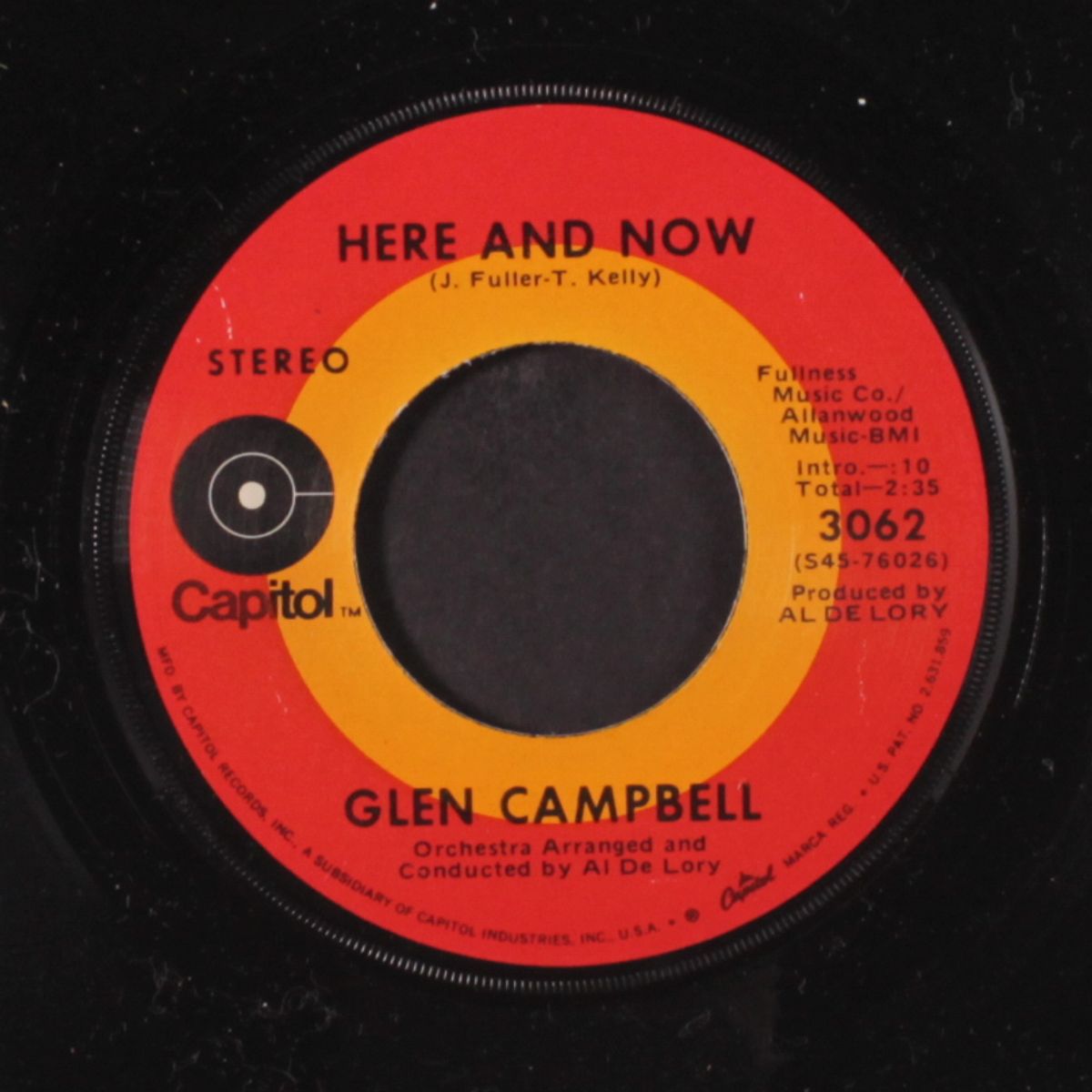 here and now / dream baby by GLEN CAMPBELL