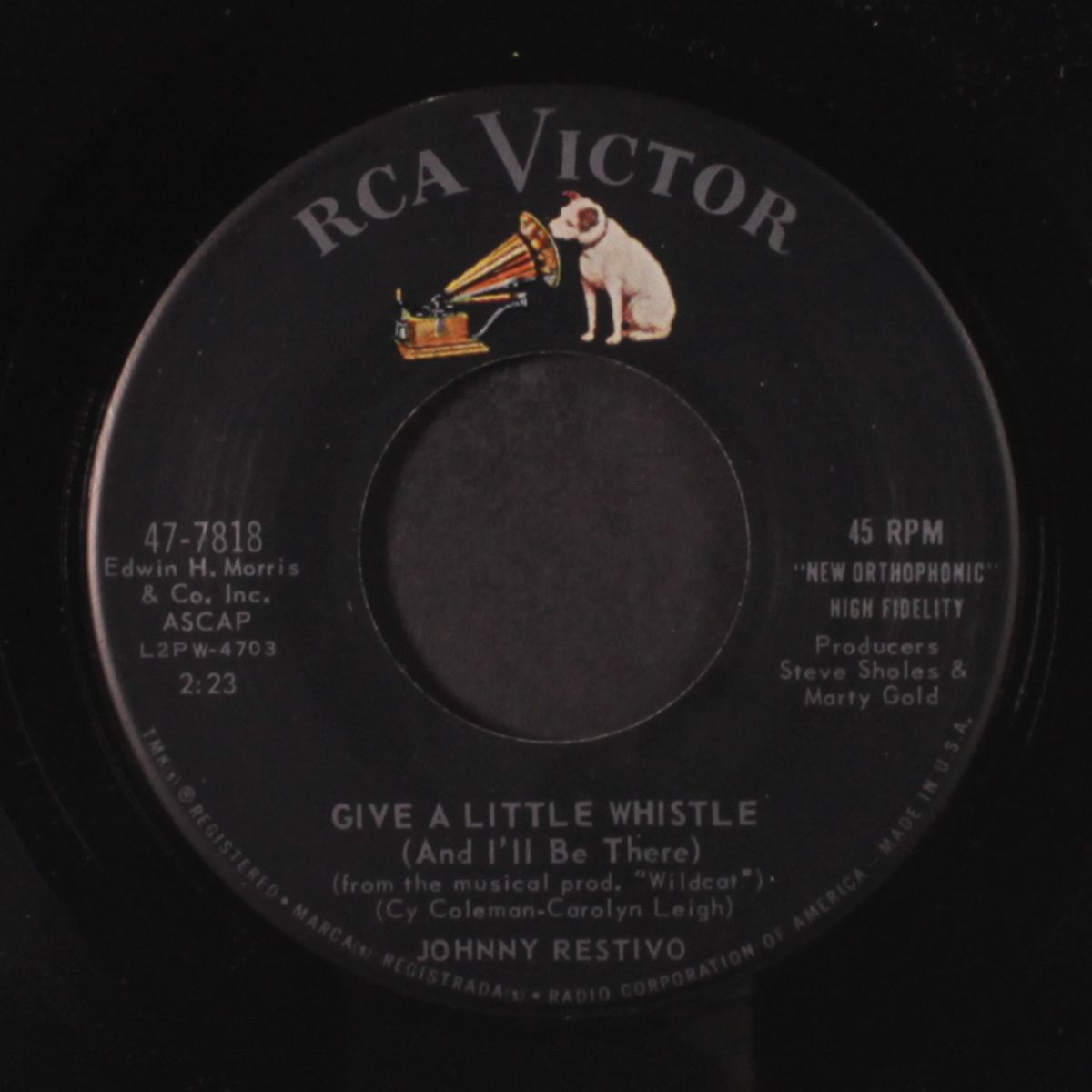 two crazy kids / give a little whistle by JOHNNY RESTIVO