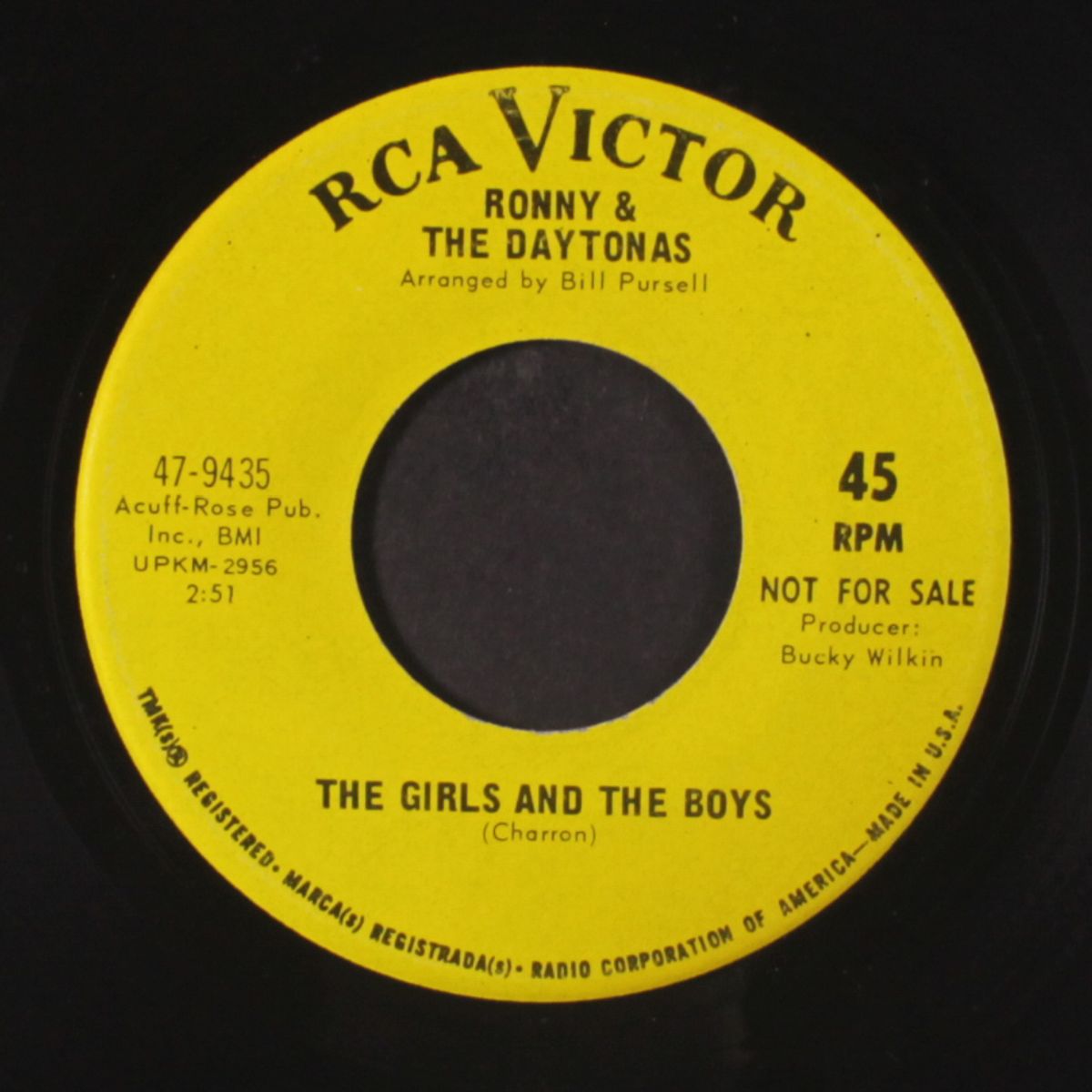 the girls and the boys / same by RONNY & DAYTONAS