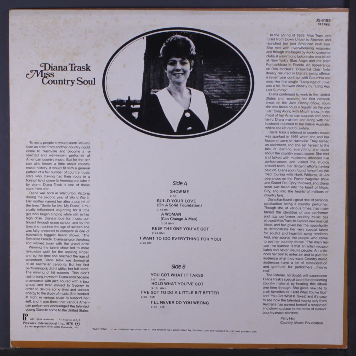 miss country soul by DIANA TRASK