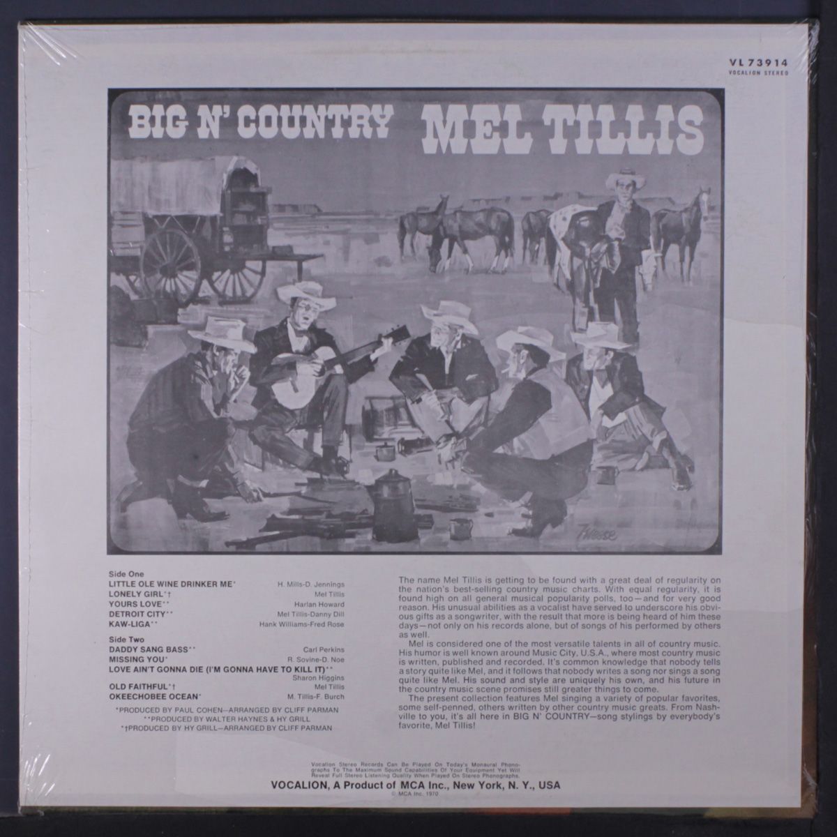 big n' country by MEL TILLIS