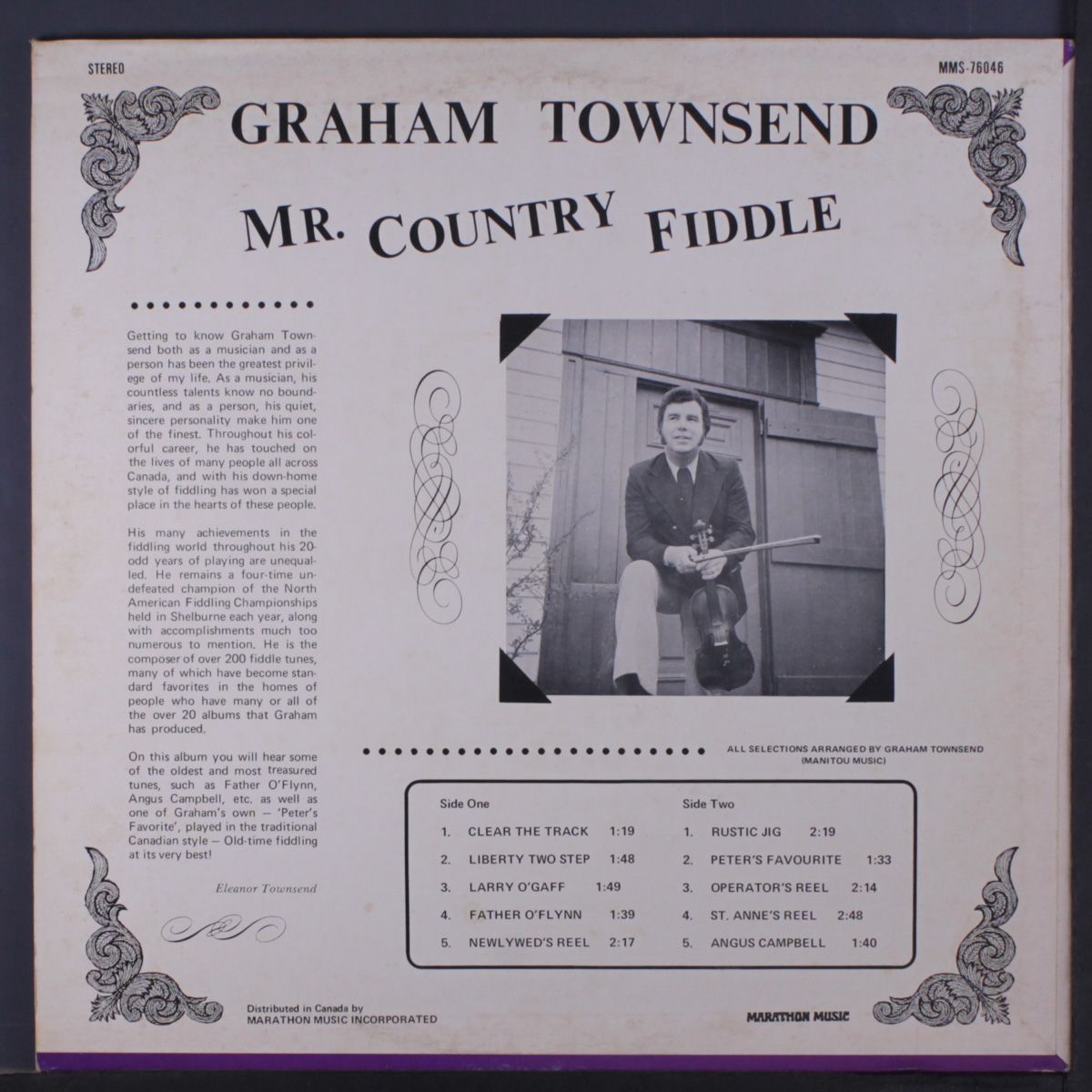 mr. country fiddle by GRAHAM TOWNSEND