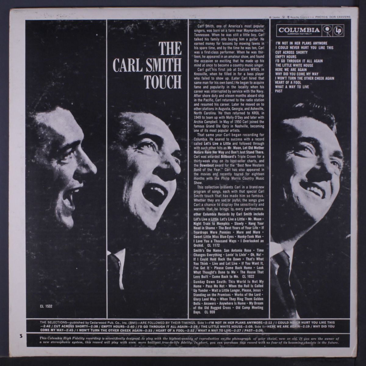 the carl smith touch by CARL SMITH