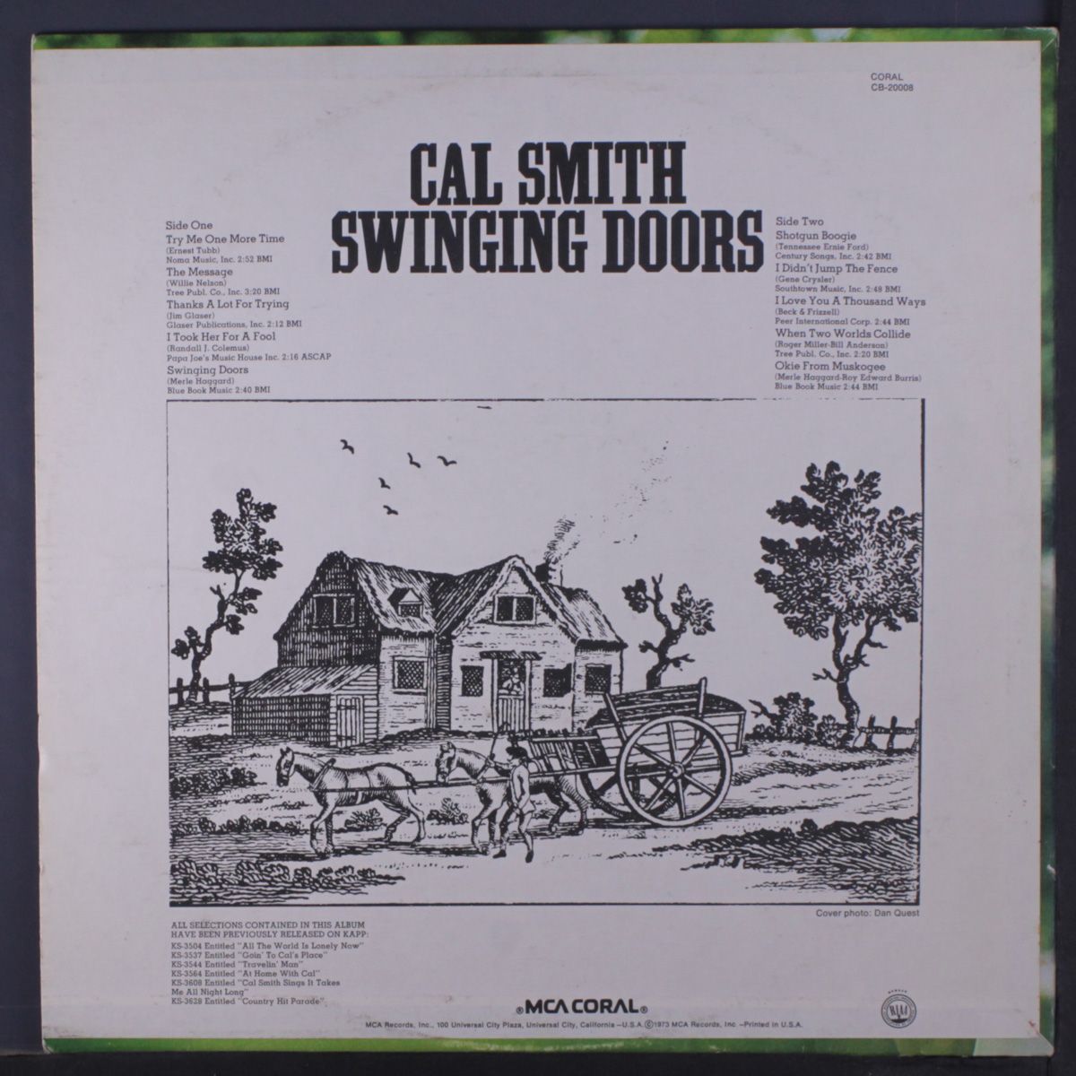 swinging doors by CAL SMITH