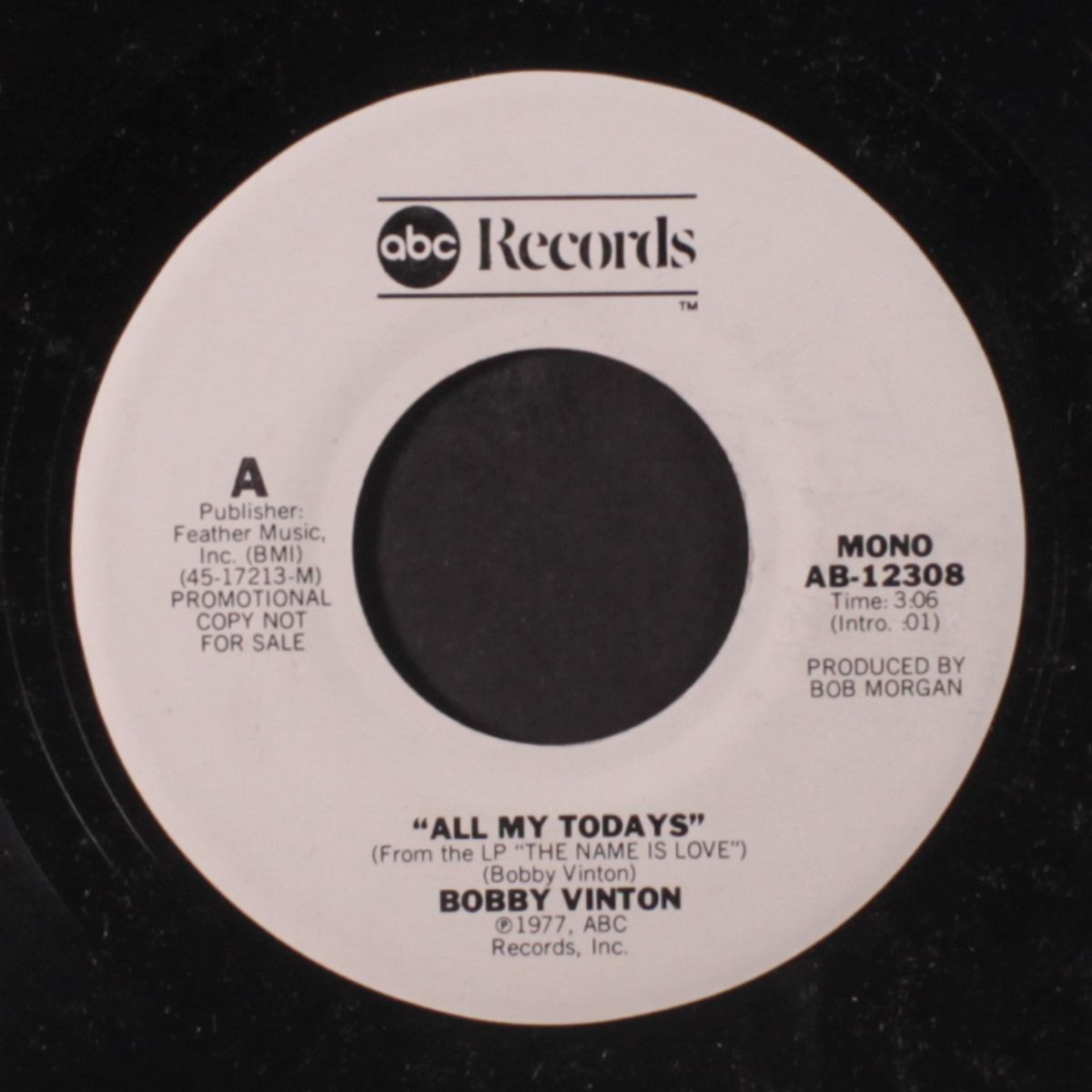 all my todays / strike up the band for love by BOBBY VINTON