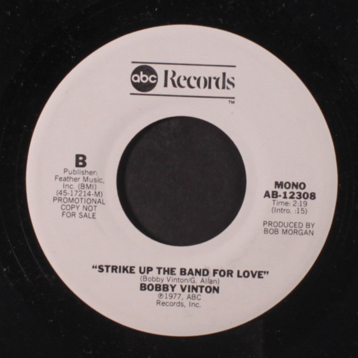 all my todays / strike up the band for love by BOBBY VINTON