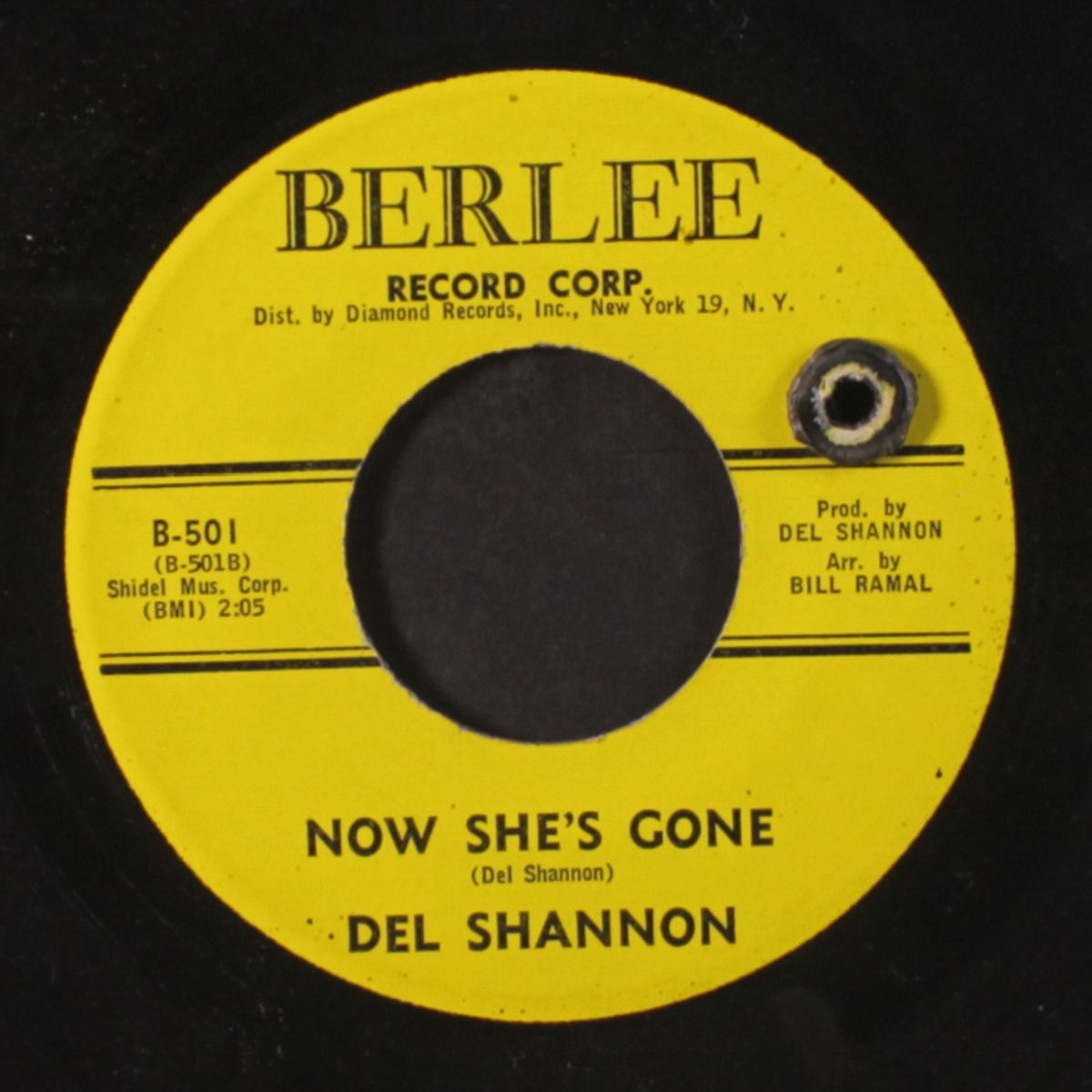 sue's gotta be mine / now she's gone by DEL SHANNON