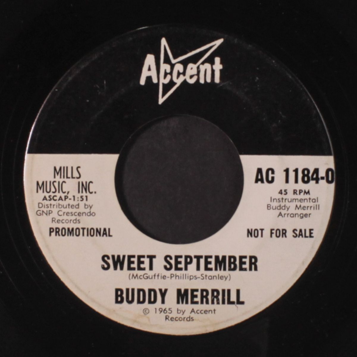 the sherk / sweet september by BUDDY MERRILL