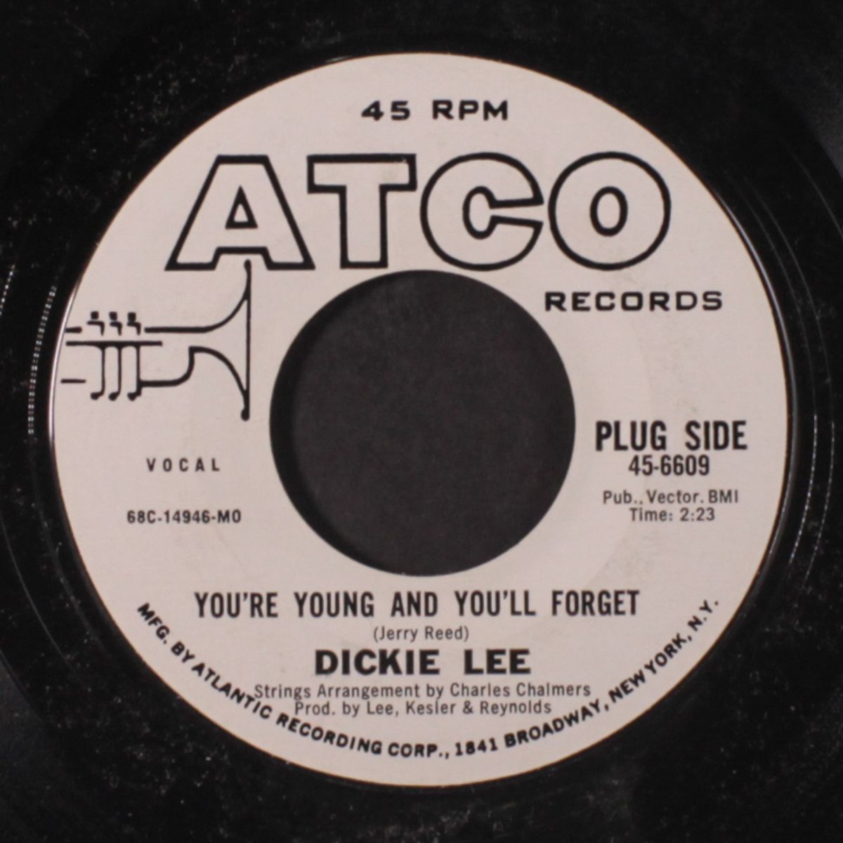 you're young and you'll forget / waitin' for love to come my way by DICKIE LEE