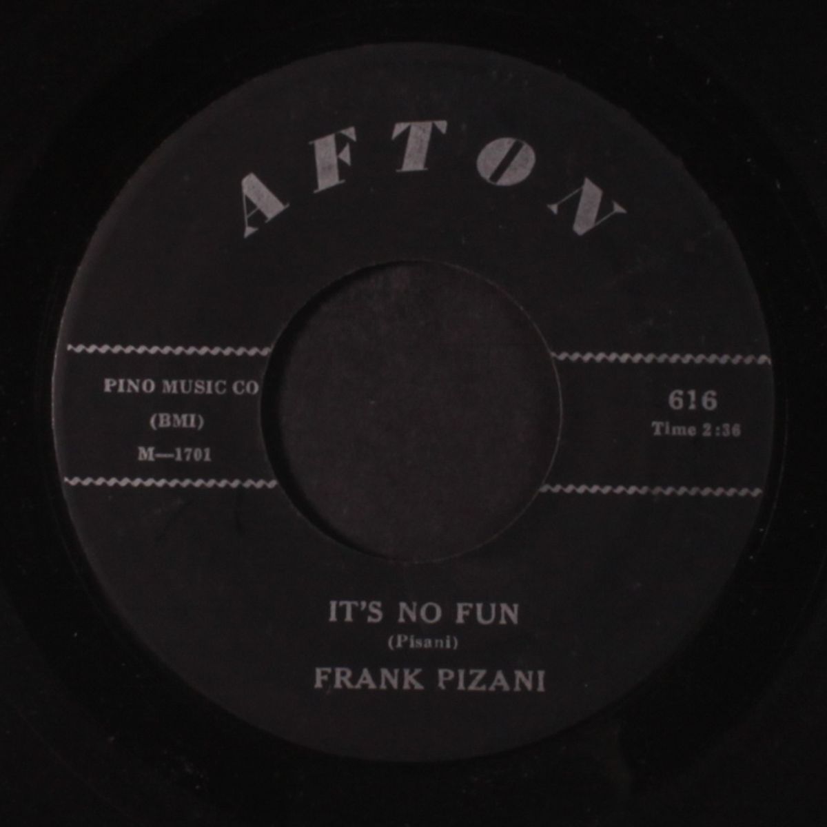 wanna dance / it's no fun by FRANK PIZANI