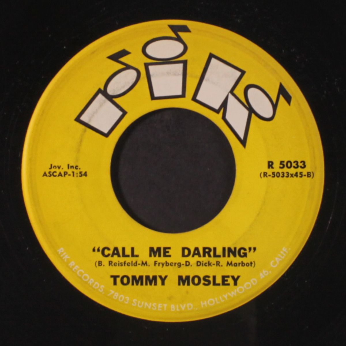 i'm sorry now / call me darling by TOMMY MOSLEY