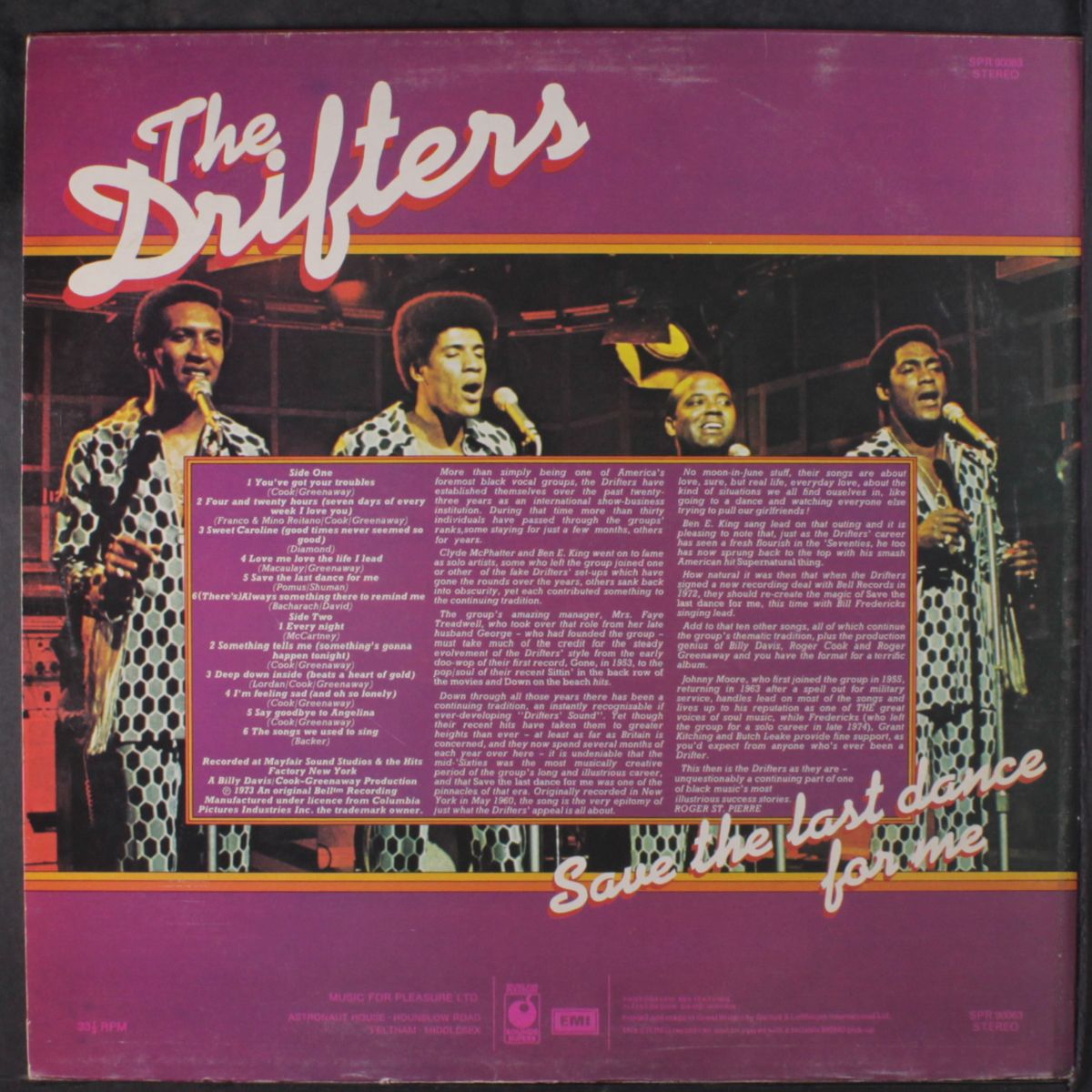 save the last dance for me by DRIFTERS