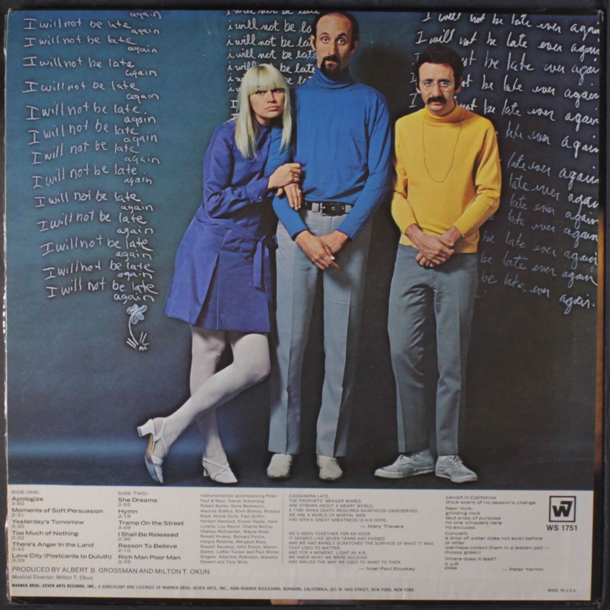 late again by PETER, PAUL & MARY