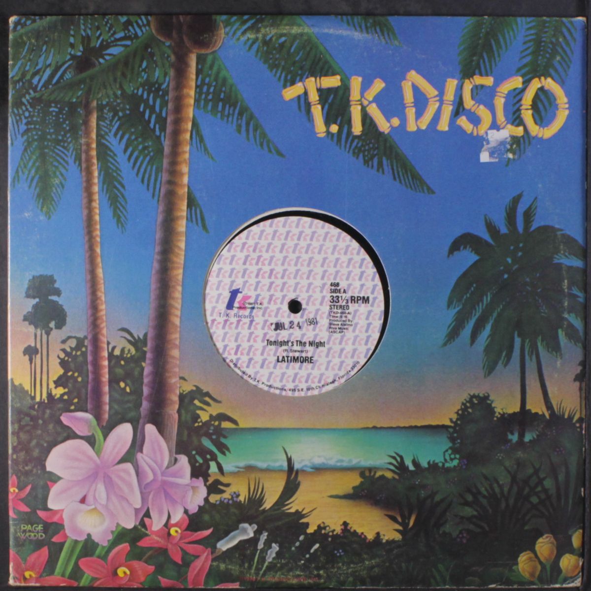 tonight's the night / out to get'cha by LATIMORE