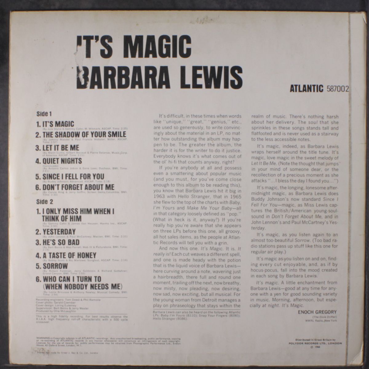 it's magic by BARBARA LEWIS