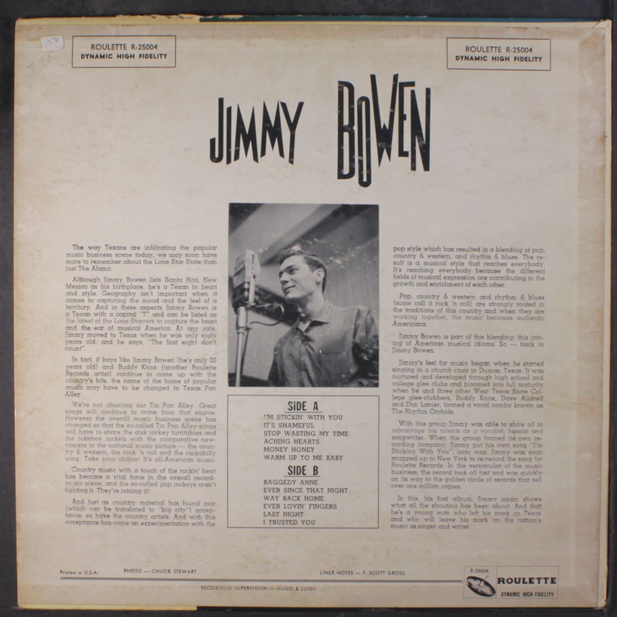 jimmy bowen by JIMMY BOWEN