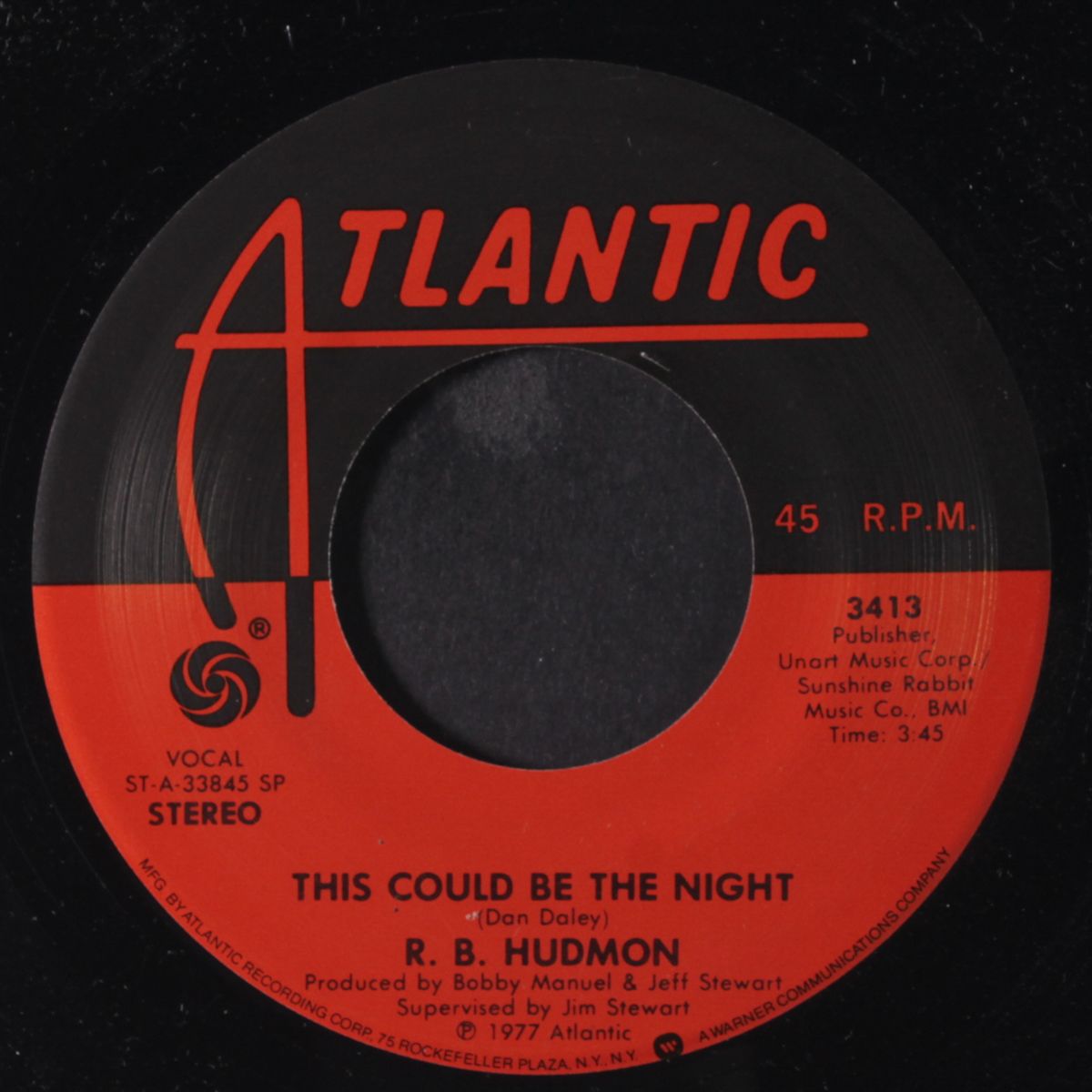 this could be the night / ain't no need of crying by R. B. HUDMON