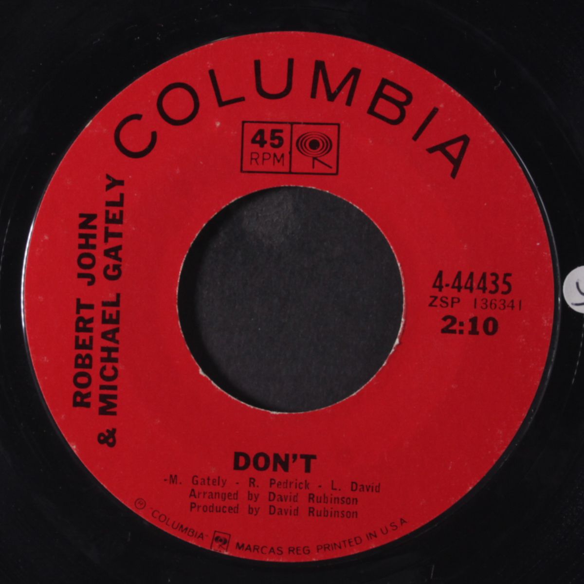 if you don't want my love / don't by ROBERT JOHN