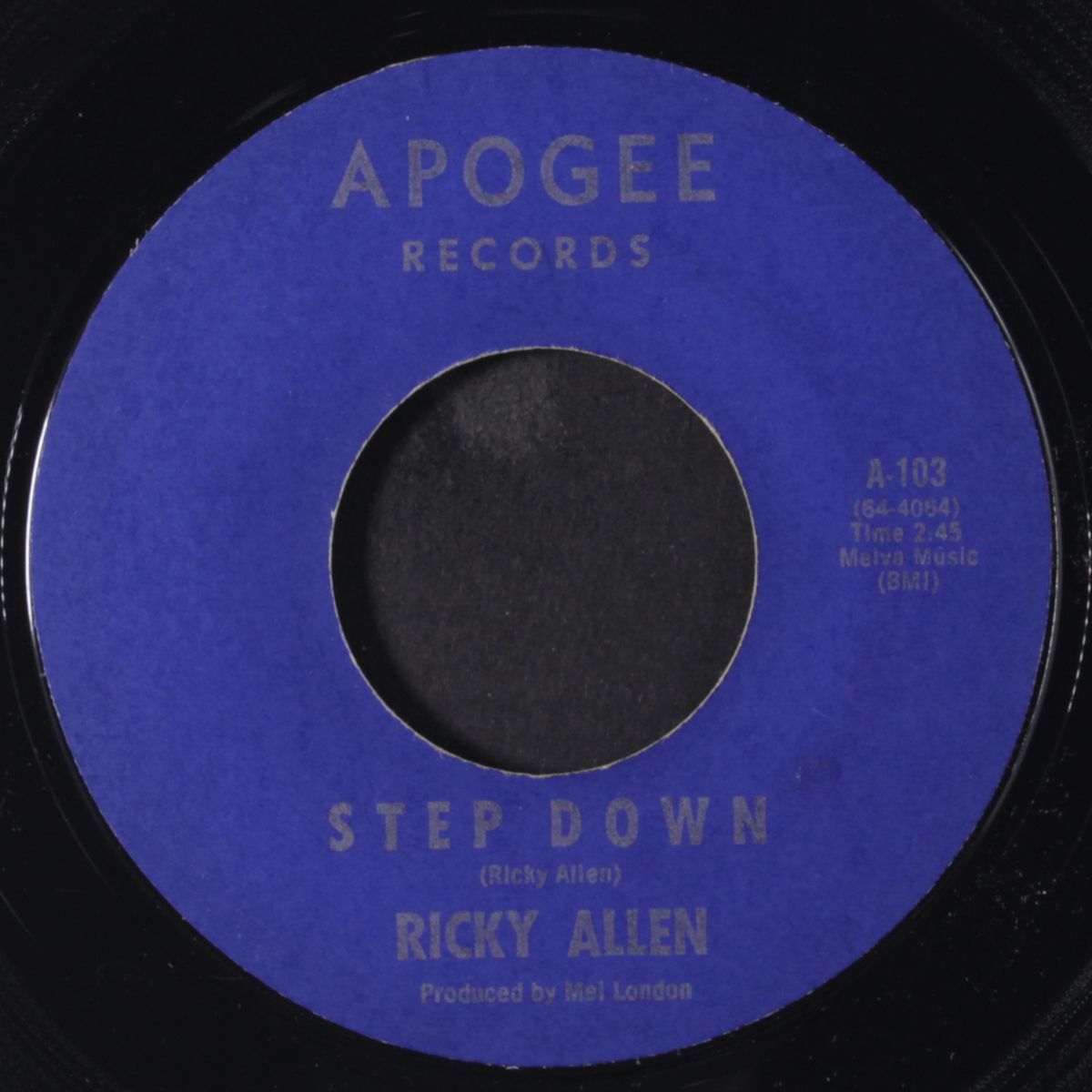 it's love baby / step down by RICKY ALLEN