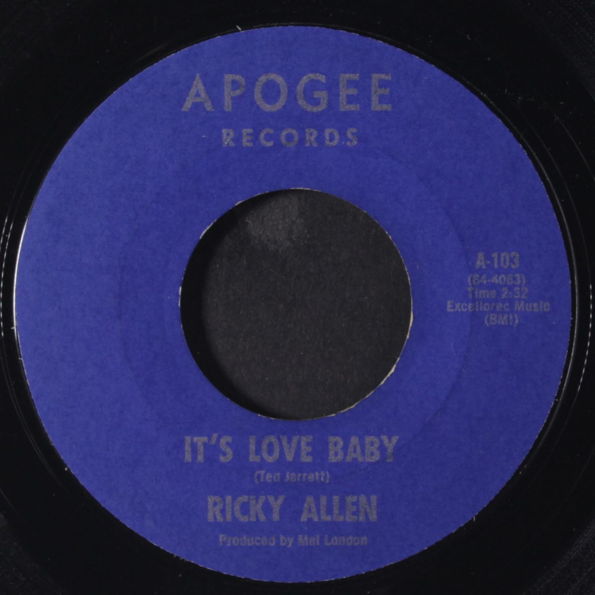 it's love baby / step down by RICKY ALLEN