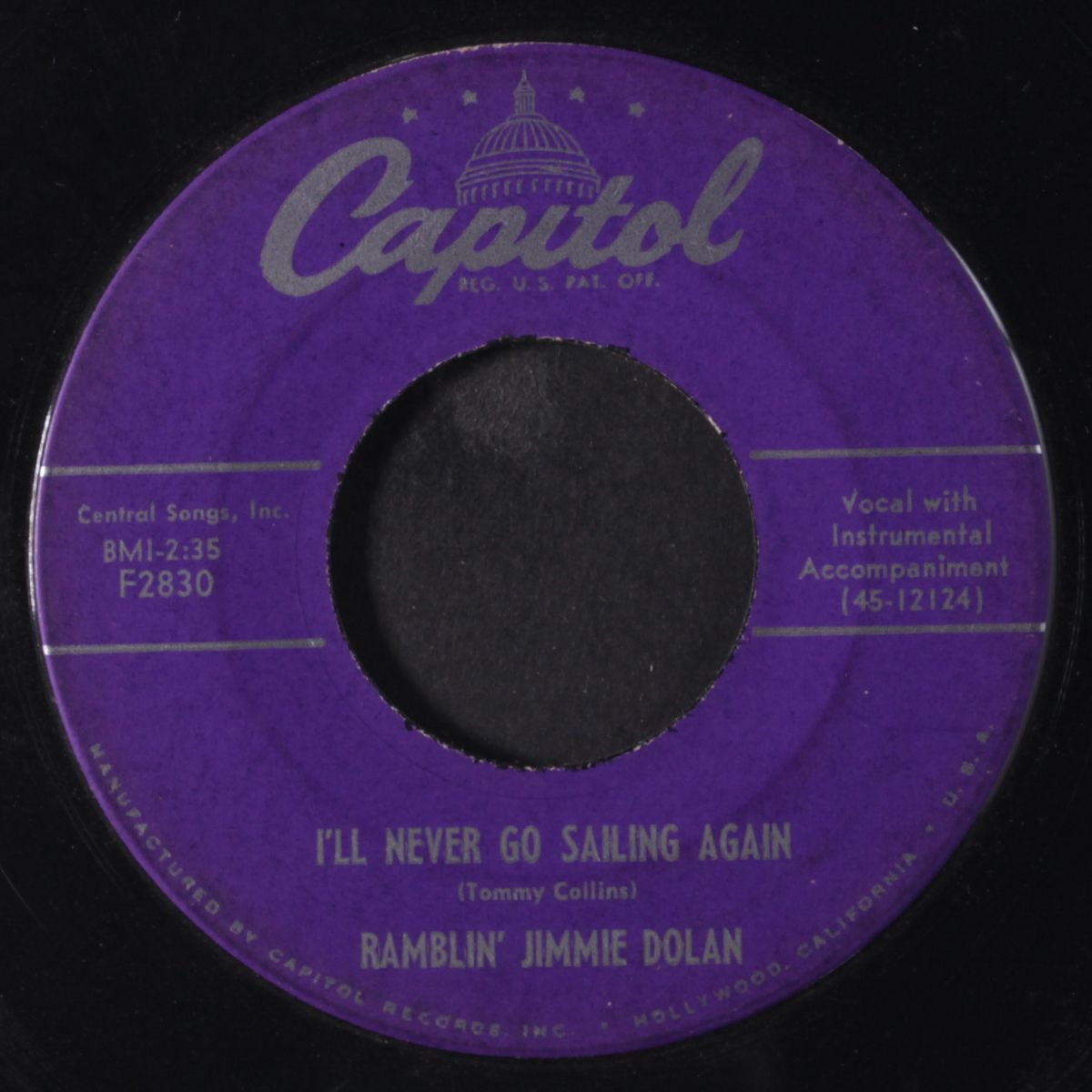 look-a- here, baby / i'll never go sailing again by RAMBLIN' JIMMIE DOLAN