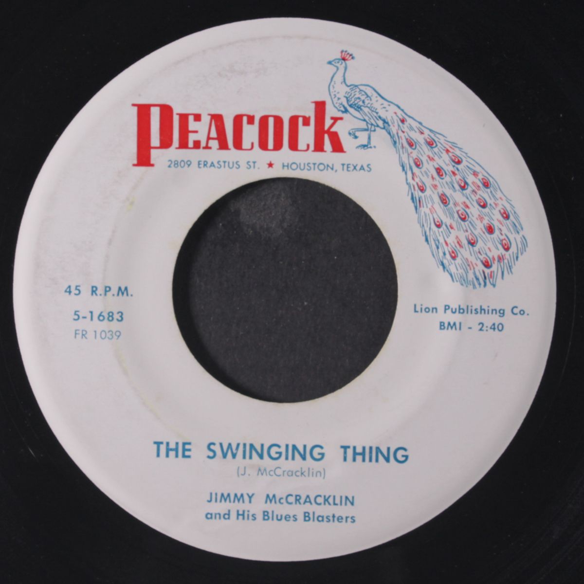 i need your loving / the swinging thing by JIMMY MCCRACKLIN