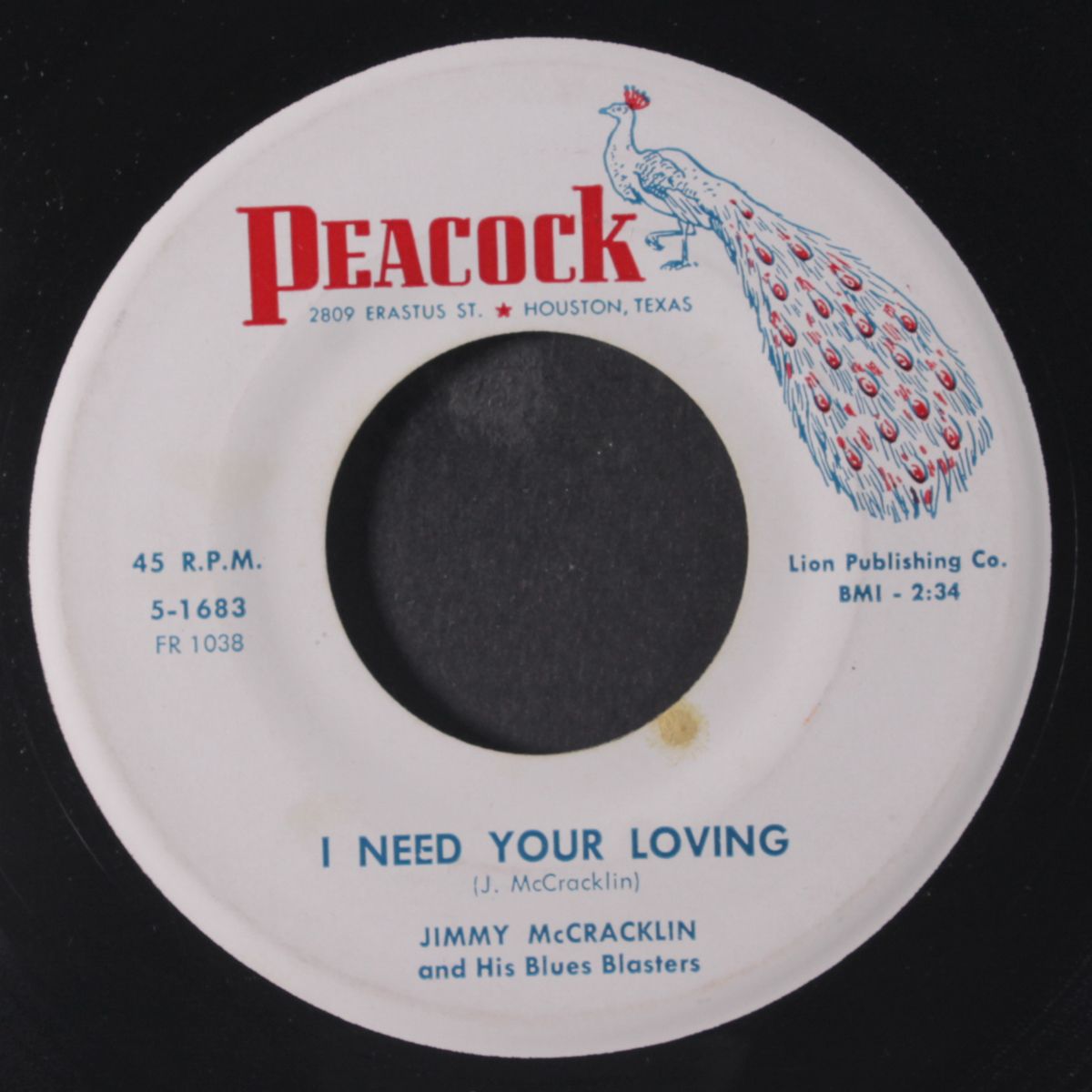 i need your loving / the swinging thing by JIMMY MCCRACKLIN