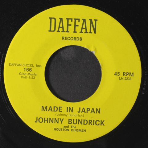 JOHNNY BUNDRICK & HOUSTON KINSMEN