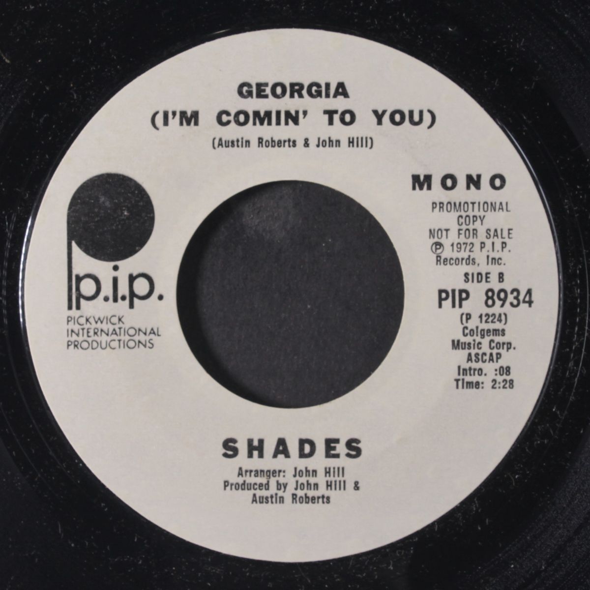 georgia (i'm comin' to you) / mono by SHADES