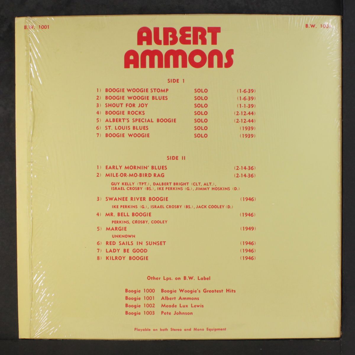 boogie woogie by ALBERT AMMONS