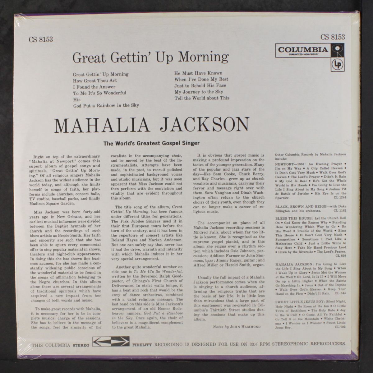great gettin' up morning by MAHALIA JACKSON