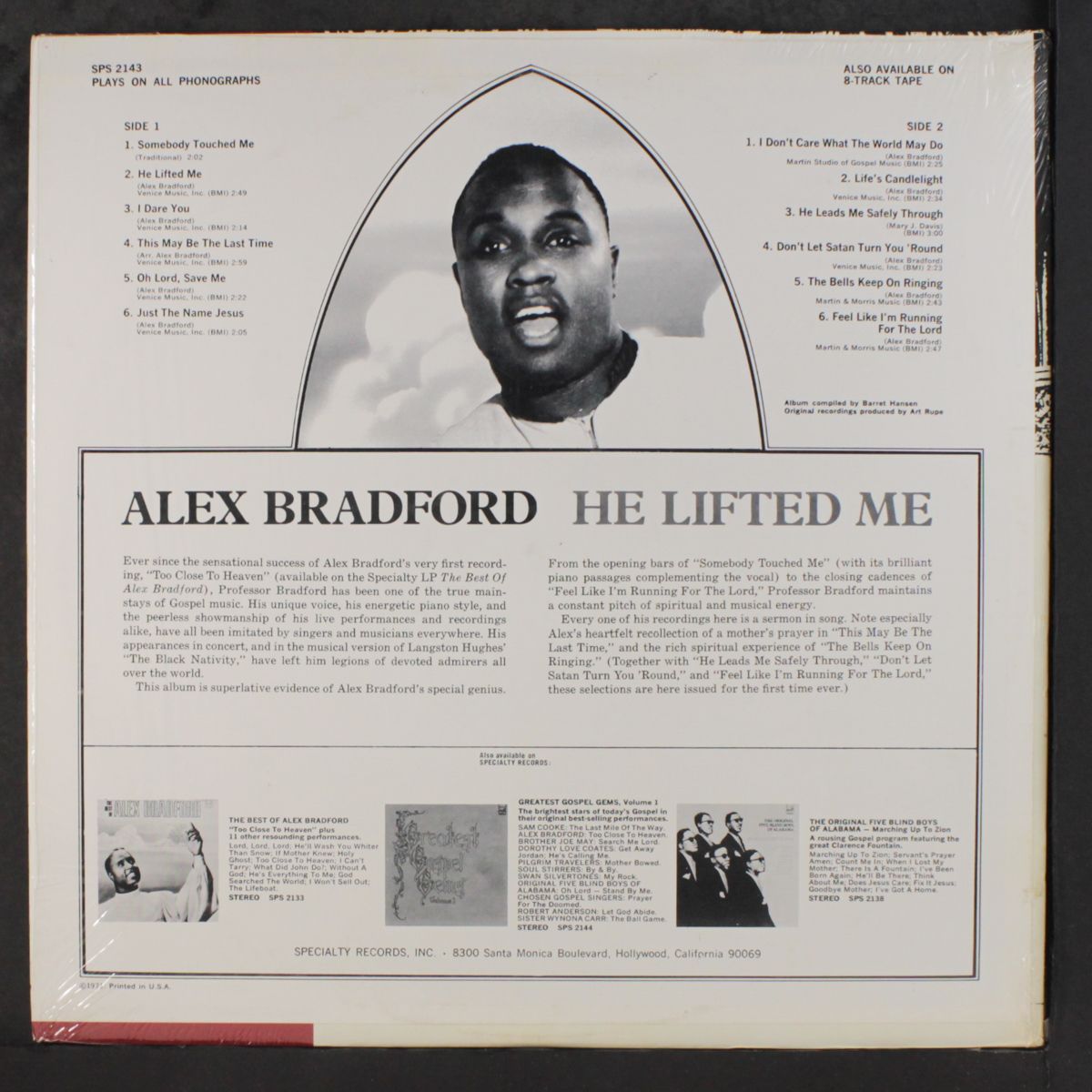he lifted me by ALEX BRADFORD