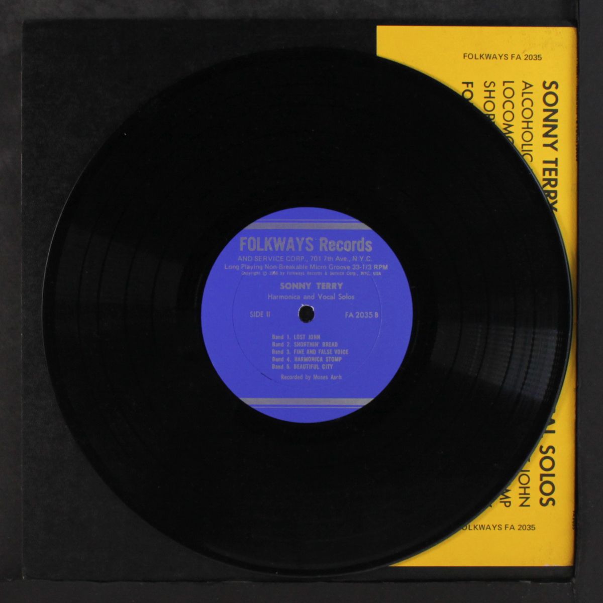 harmonica & vocal solos by SONNY TERRY