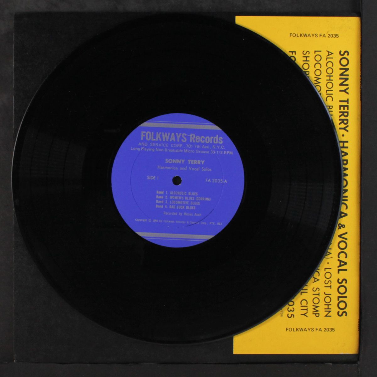 harmonica & vocal solos by SONNY TERRY