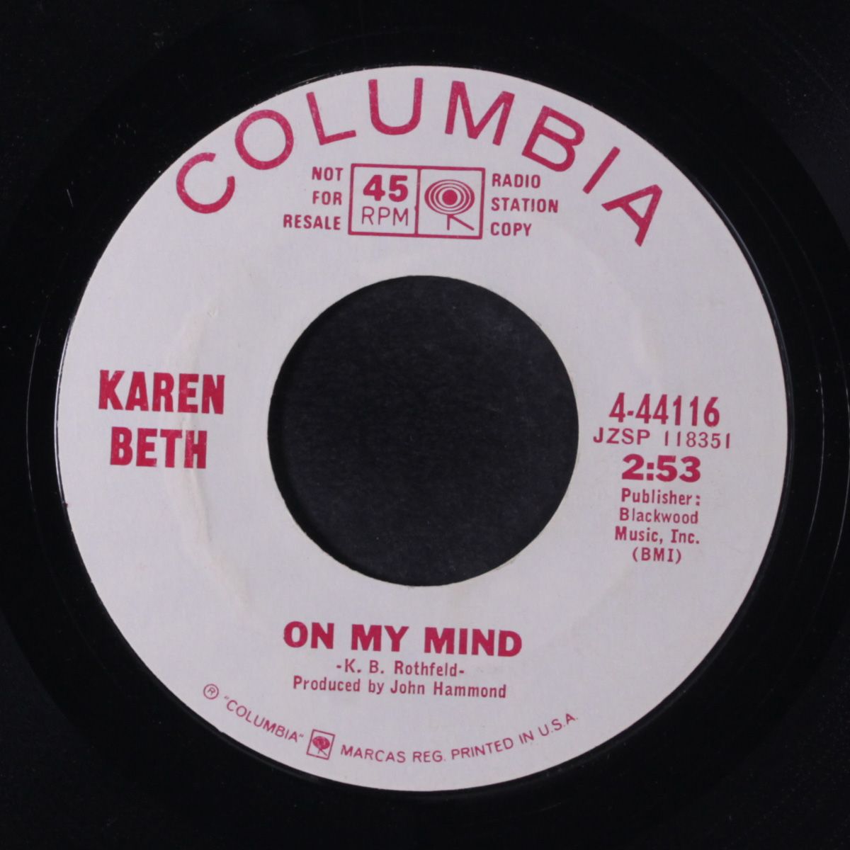 farewell and be well / on my mind by KAREN BETH