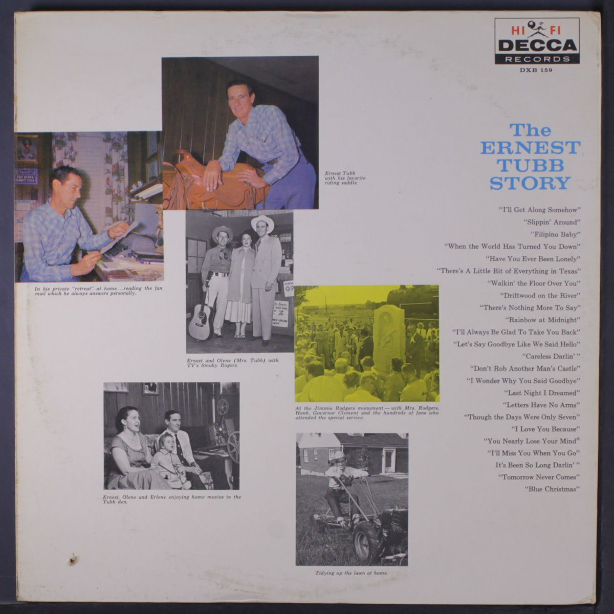 the ernest tubb story by ERNEST TUBB