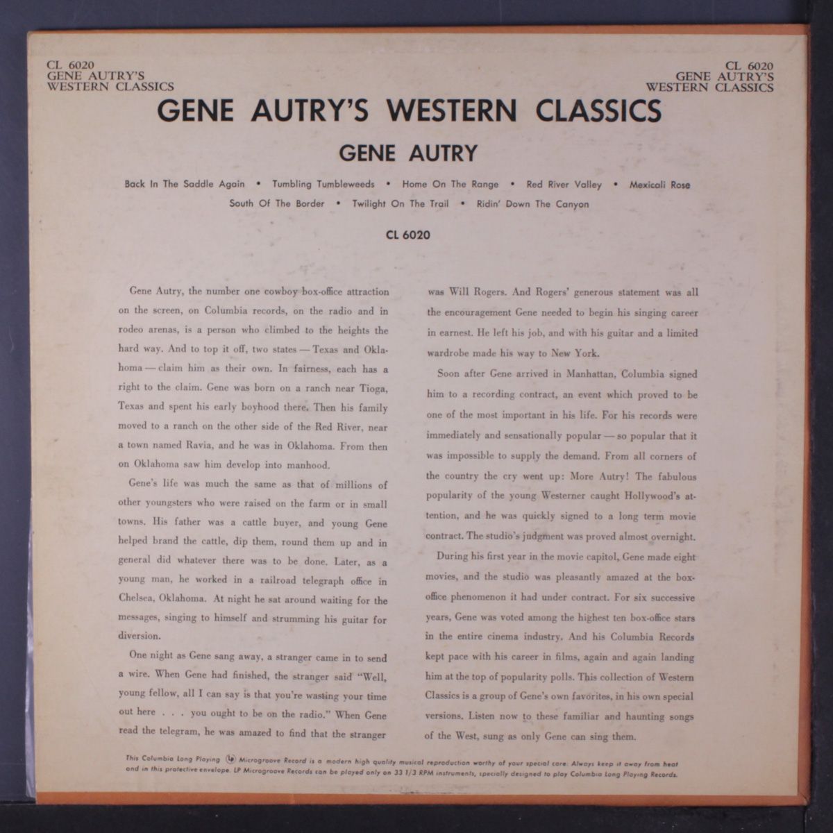 western classics by GENE AUTRY