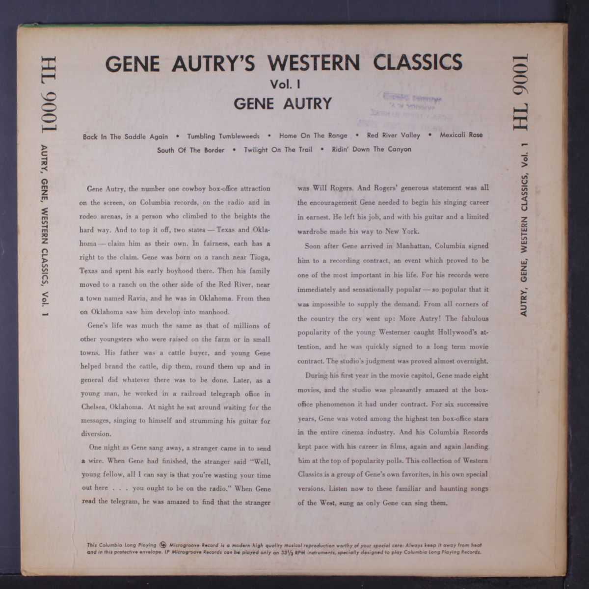western classics, vol. 1 by GENE AUTRY
