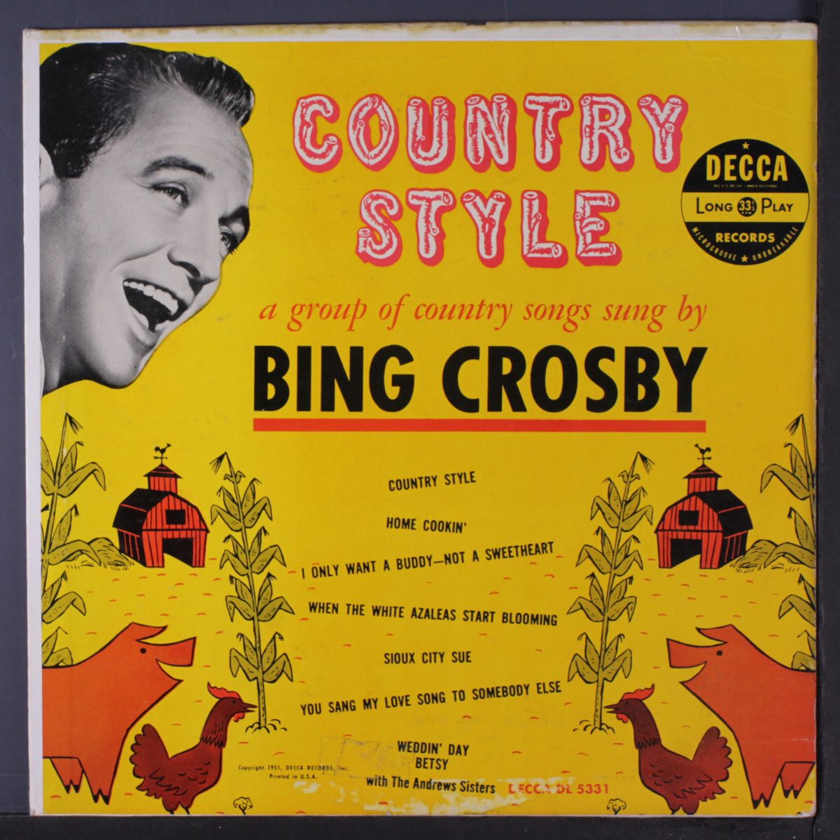 country style by BING CROSBY