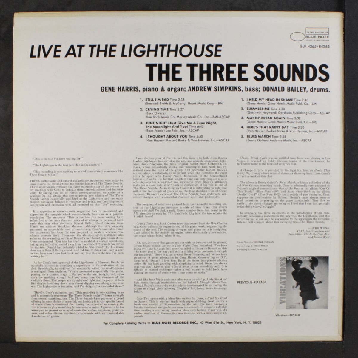 live at the lighthouse by THREE SOUNDS