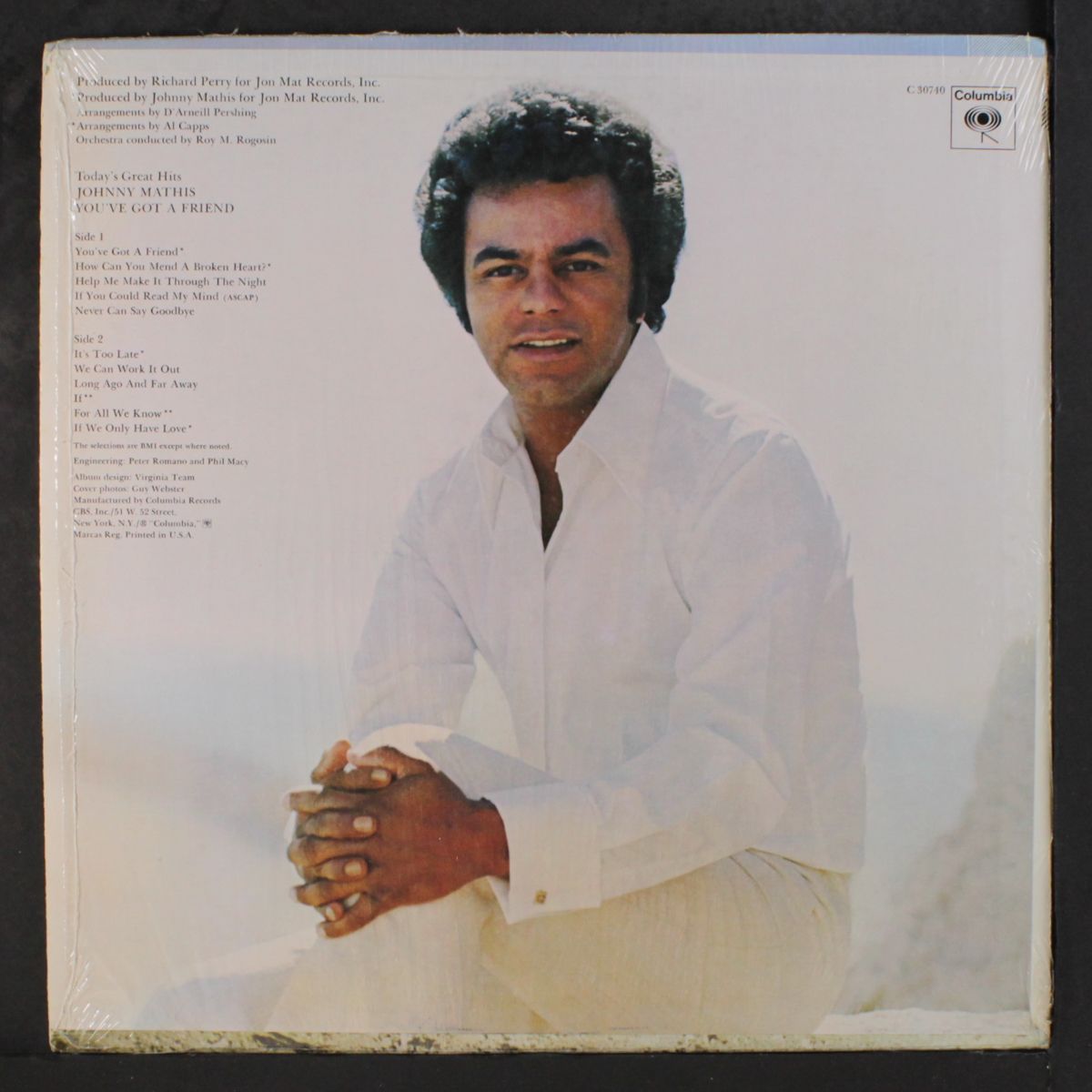 you've got a friend by JOHNNY MATHIS